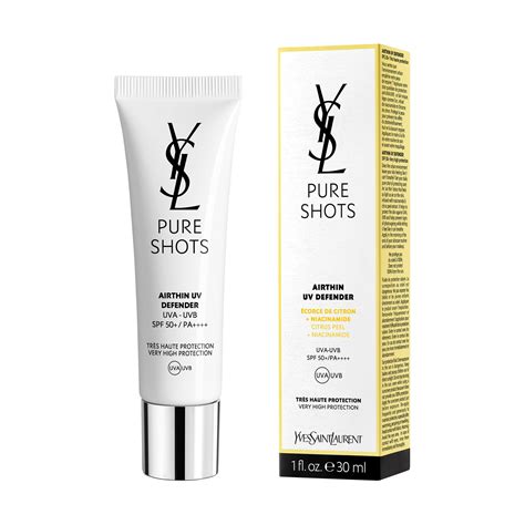 ysl blanc pur couture uv protection|Airthin Uv Defender Sunscreen With SPF 50+ PA++++ .